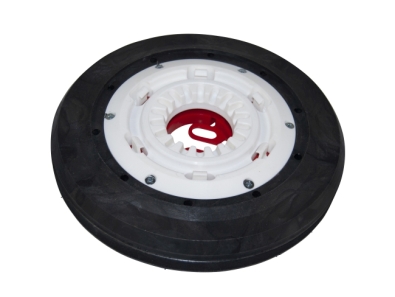 Treibteller für Pads bis 325 mm Vollhaftbelag schwarz mit Moosgummi